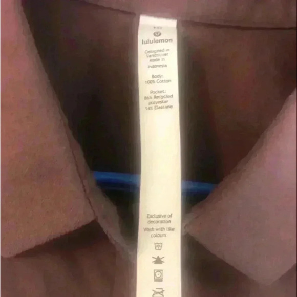 Lululemon Full Day Ahead Shirt Antique Bark Size 10 - Picture 5 of 6